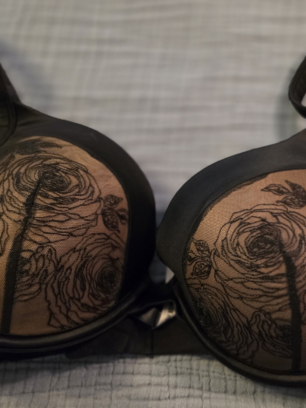 Ambrielle Black Lace Underwire Bra